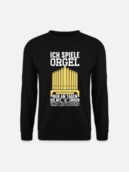 Orgel Organist - Unisex Pullover - Schwarz