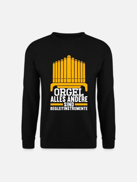 Orgel Organist - Unisex Pullover - Schwarz