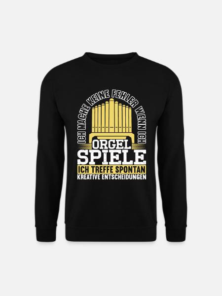Orgel Organist - Unisex Pullover - Schwarz
