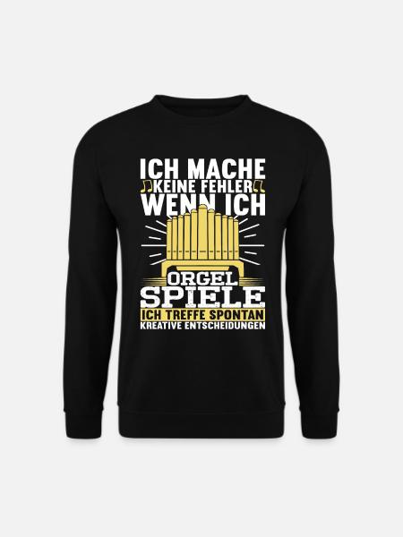 Orgel Organist - Unisex Pullover - Schwarz