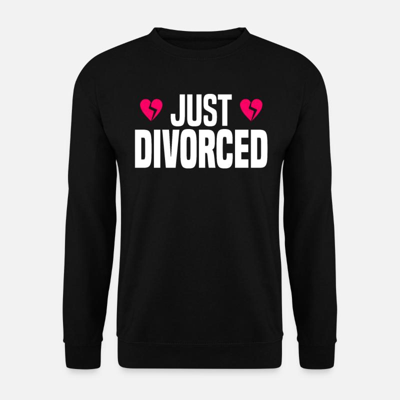 Scheidung Trennung Ehe Ex Scheidungsparty - Unisex Pullover - Schwarz