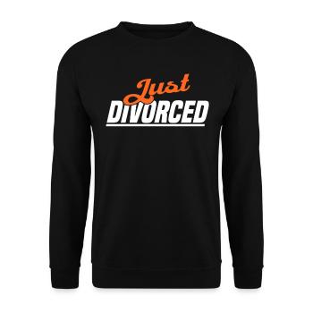 Scheidung Trennung Ehe Ex Scheidungsparty - Unisex Pullover - Schwarz - Vorne - Alina (178cm) & Michal (187cm)