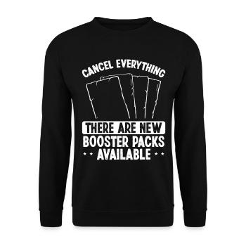 Trading Card Game Collector TCG Wizard Card - Unisex Sweatshirt - black - Front - Alina (178cm) & Michal (187cm)
