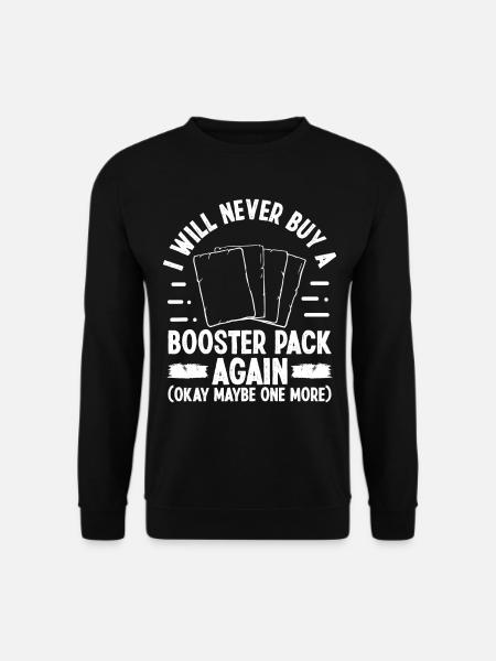 Funny Trading Card Game Collector Humor Card - Unisex Pullover - Schwarz