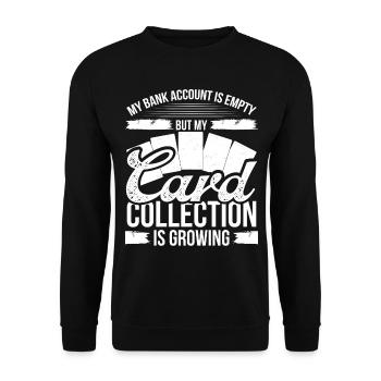 Collection de jeux de cartes à collectionner Compte bancaire Carte TCG - Sweat-shirt Unisexe - noir - Devant - Alina (178cm) & Michal (187cm)