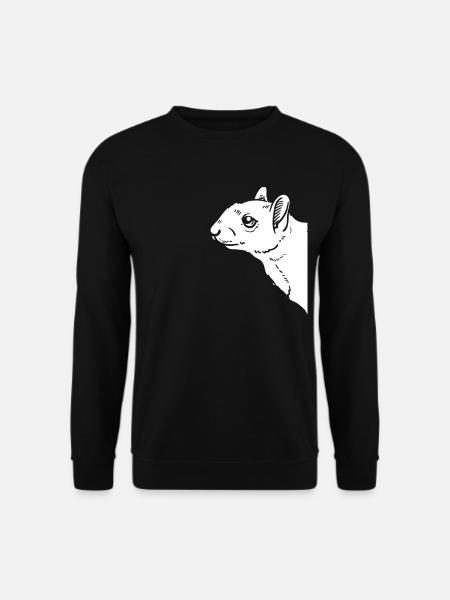 Squirrel Funny Squirrel Lover - Unisex Sweatshirt - black
