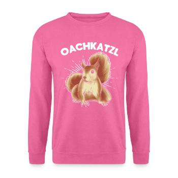 Eichhörnchen, niedlicher Eichhörnchen-Liebhaber, - Unisex Pullover - Pink - Vorne