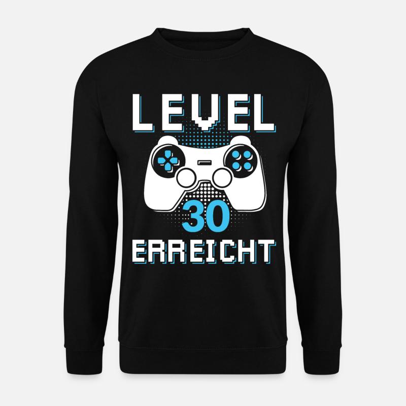 Level 30 Erreicht Gamer - Unisex Pullover - Schwarz