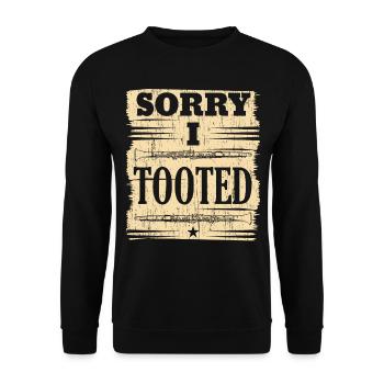 Désolé j’ai Tooted clarinette musicien instrumentiste - Sweat-shirt Unisexe - noir - Devant - Alina (178cm) & Michal (187cm)