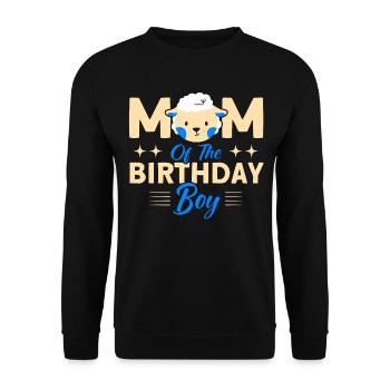 Schafzucht Landwirt Nutztier Schafe Geschenk - Unisex Pullover - Schwarz - Vorne - Alina (178cm) & Michal (187cm)