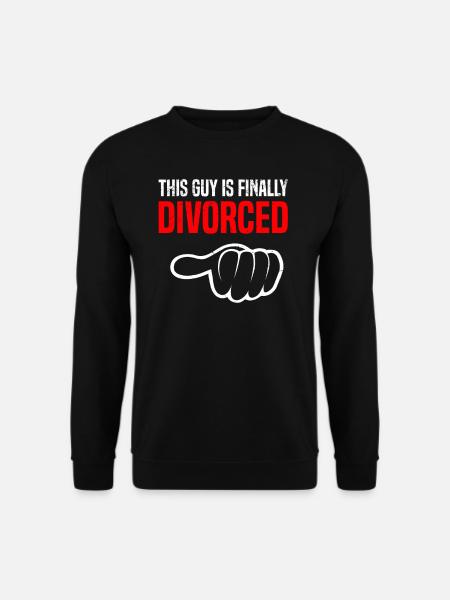 Scheidung Trennung Ehe Ex Scheidungsparty - Unisex Pullover - Schwarz