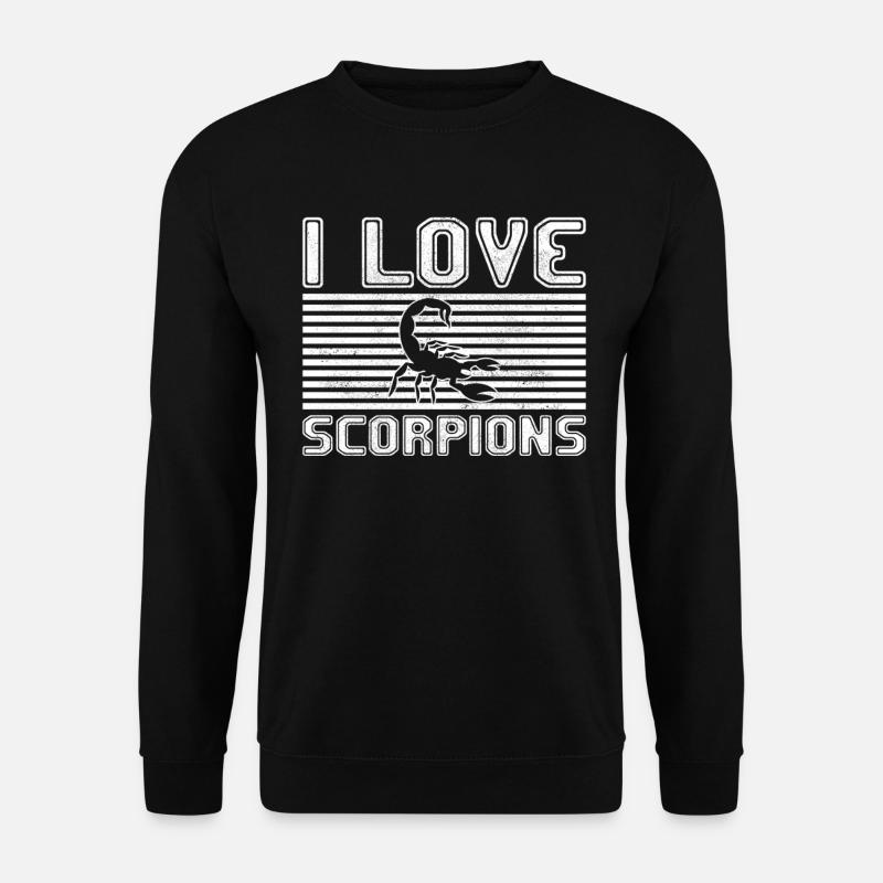 I love scorpions - Unisex Pullover - Schwarz