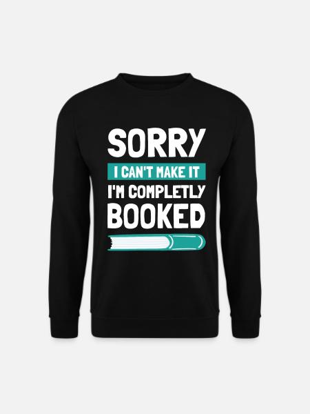 Bookworm Book Lover Literary Reading - Unisex Pullover - Schwarz