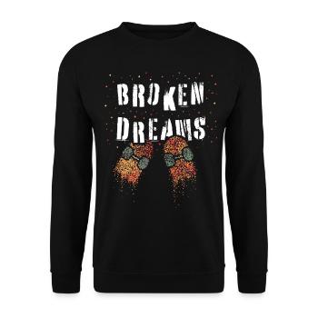 Skater Skateboarder Skaten Halfpipe Skatepark - Unisex Sweatshirt - black - Front - Alina (178cm) & Michal (187cm)