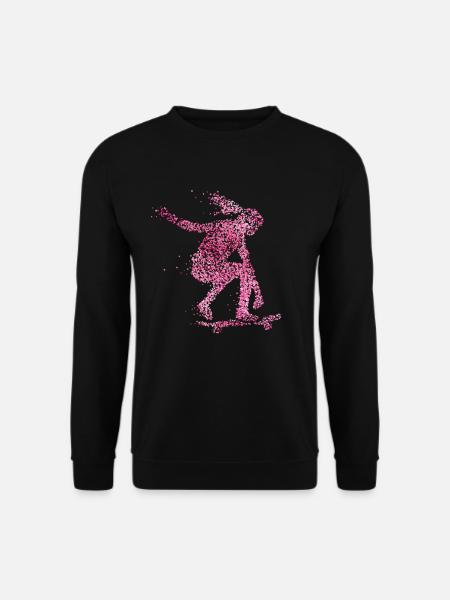 Skateboarder Skater Longboarding Halfpipe - Unisex Sweatshirt - black