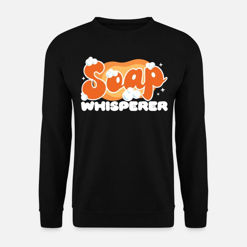 Soap Making Crafting Soap - Unisex Pullover - Schwarz