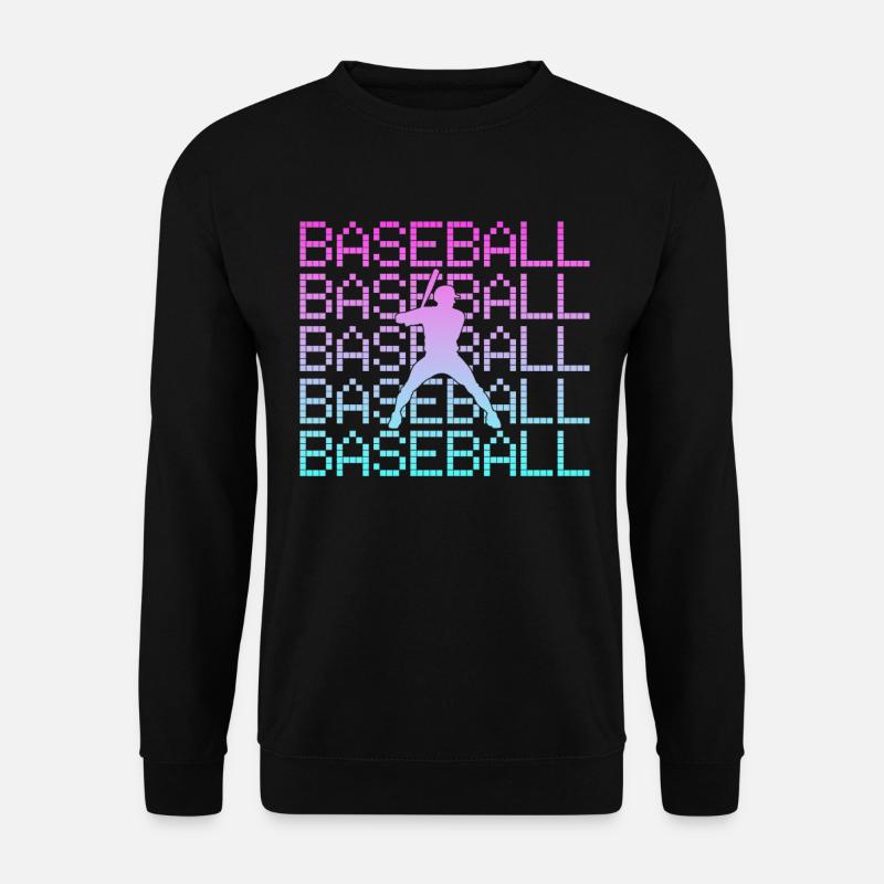 Baseball - Unisex Pullover - Schwarz