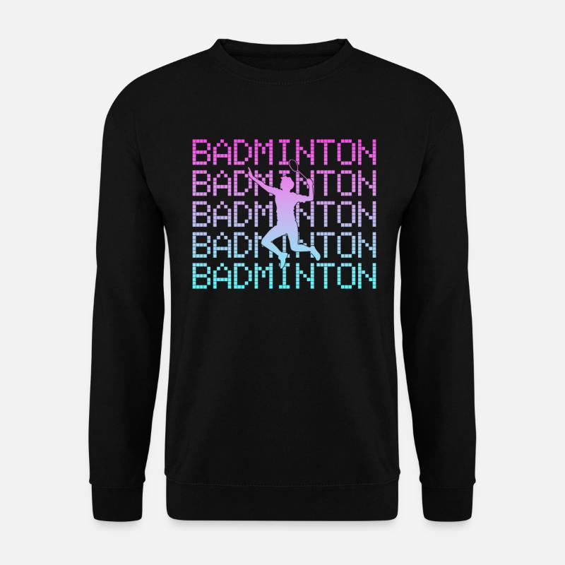 badminton - Unisex Pullover - Schwarz