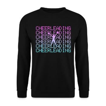 cheerleading - Unisex Pullover - Schwarz - Vorne - Alina (178cm) & Michal (187cm)
