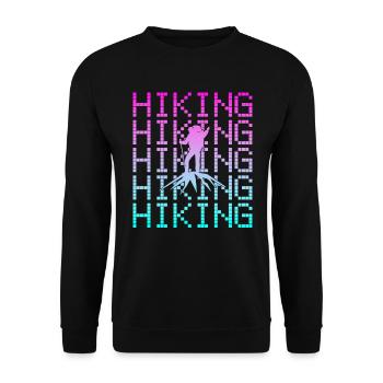 Randonnée Alpinisme - Sweat-shirt Unisexe - noir - Devant - Alina (178cm) & Michal (187cm)