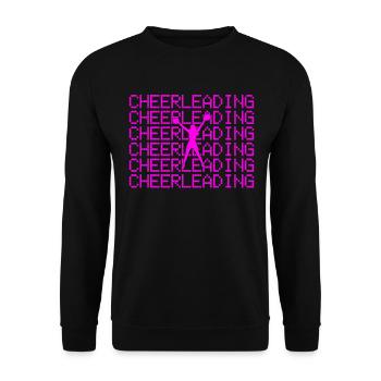cheerleading - Unisex Pullover - Schwarz - Vorne - Alina (178cm) & Michal (187cm)