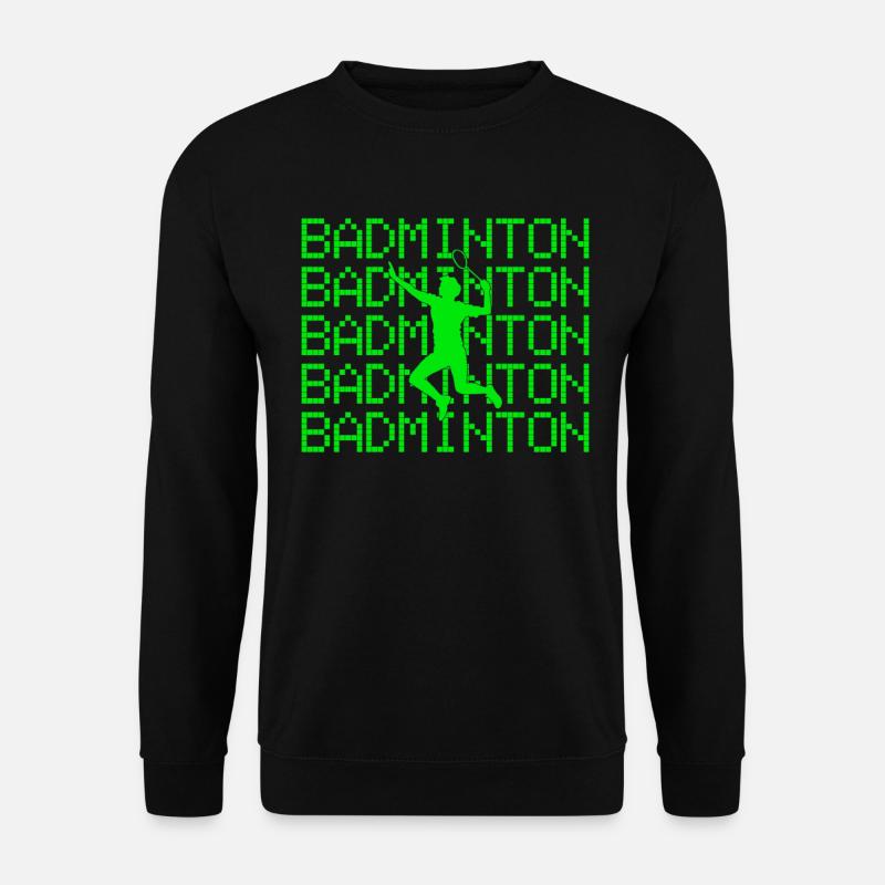 badminton - Unisex Pullover - Schwarz