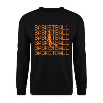 Basket-ball - Sweat-shirt Unisexe - noir - Devant - Alina (178cm) & Michal (187cm)
