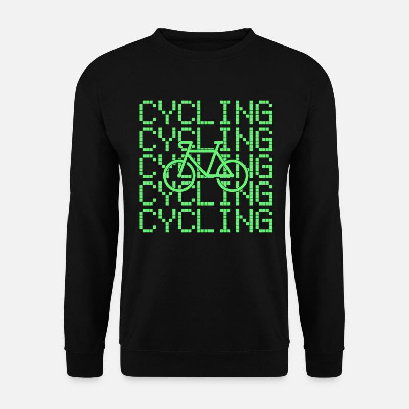 Fahrrad fahren - Unisex Pullover - Schwarz