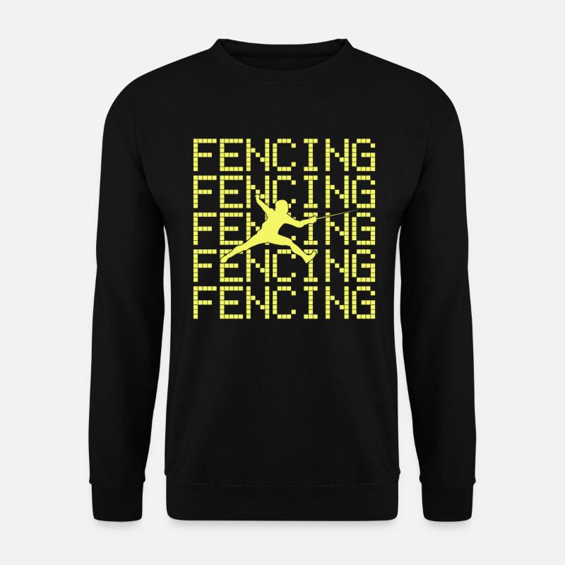 Fechten - Unisex Pullover - Schwarz