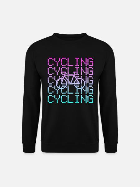 Fahrrad fahren - Unisex Pullover - Schwarz
