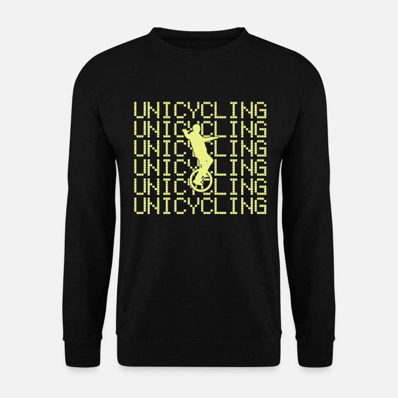 Einrad fahren - Unisex Pullover - Schwarz