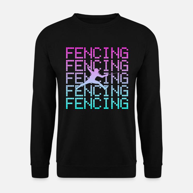 Fechten - Unisex Pullover - Schwarz