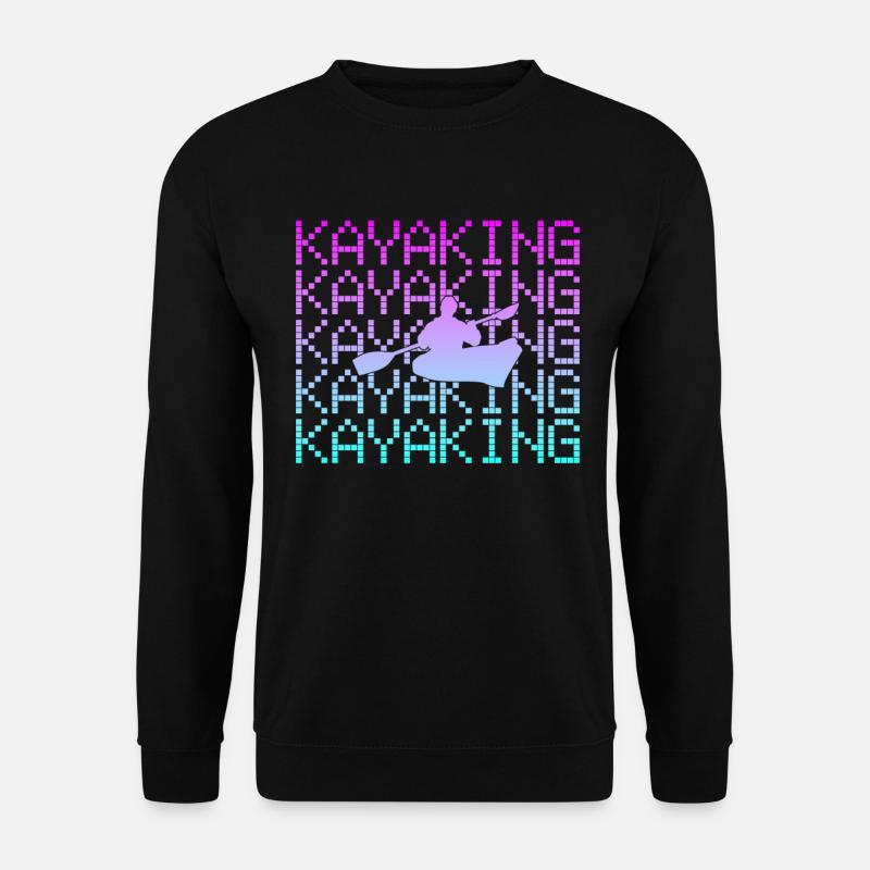 Kayaking - Unisex Sweatshirt - black