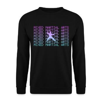 Martial arts - Unisex Sweatshirt - black - Front - Alina (178cm) & Michal (187cm)