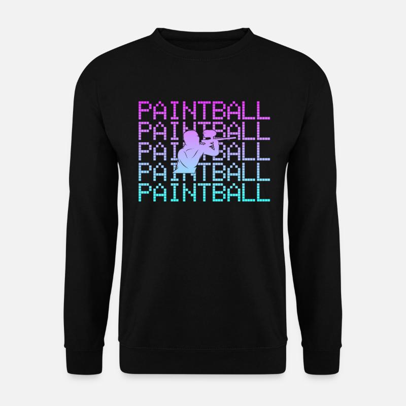 Paintball - Unisex Pullover - Schwarz