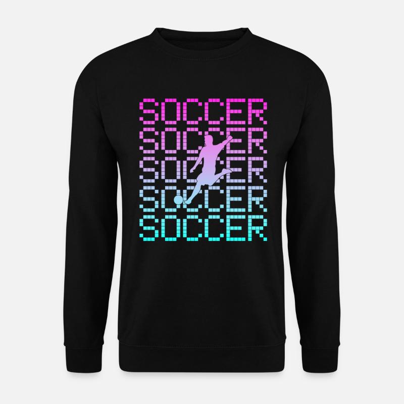 Fußball - Unisex Pullover - Schwarz