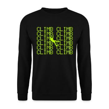 Grimper - Sweat-shirt Unisexe - noir - Devant - Alina (178cm) & Michal (187cm)