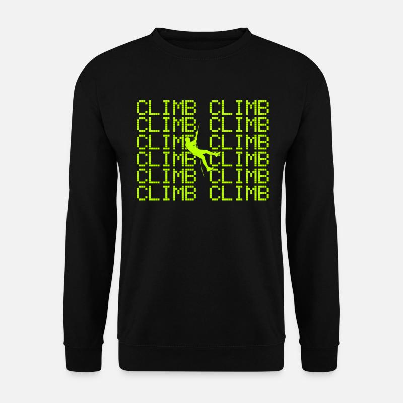 Klettern - Unisex Pullover - Schwarz
