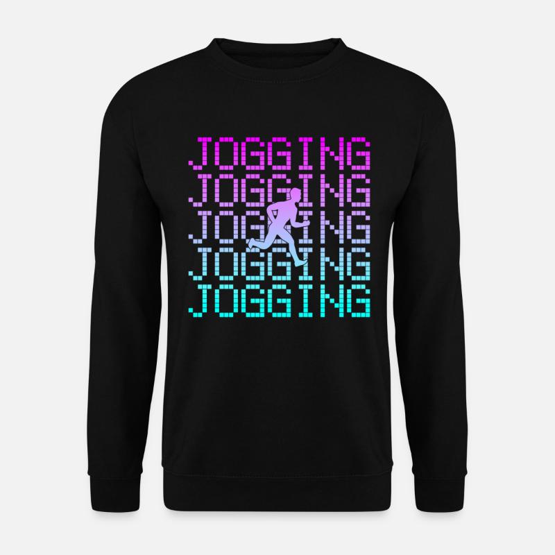 Joggen - Unisex Pullover - Schwarz