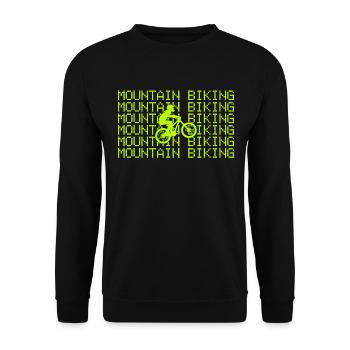 mountain biking - Unisex Pullover - Schwarz - Vorne - Alina (178cm) & Michal (187cm)
