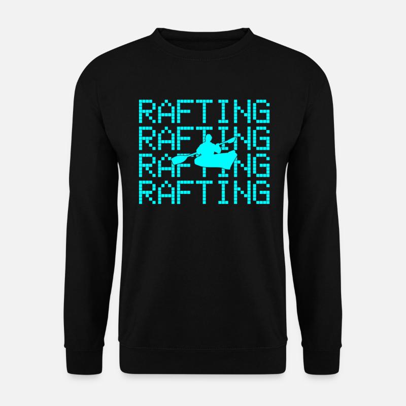 rowing rafting - Unisex Sweatshirt - black