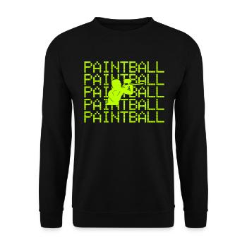 Paintball - Sweat-shirt Unisexe - noir - Devant - Alina (178cm) & Michal (187cm)