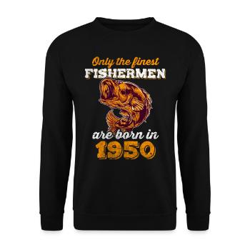 Legendär 72 Jahre alt Geschenk zum 72. Geburtstag - Unisex Pullover - Schwarz - Vorne - Alina (178cm) & Michal (187cm)