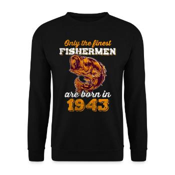 Legendär 79 Jahre alt Geschenk zum 79. Geburtstag - Unisex Pullover - Schwarz - Vorne - Alina (178cm) & Michal (187cm)