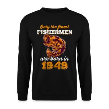Legendär 73 Jahre alt Geschenk zum 73. Geburtstag - Unisex Pullover - Schwarz - Vorne - Alina (178cm) & Michal (187cm)