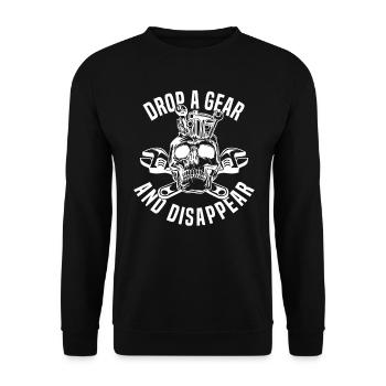 Racing Driver Racing Car Tuning Racing Motorsport - Unisex Sweatshirt - black - Front - Alina (178cm) & Michal (187cm)