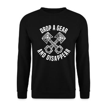 Racing Driver Racing Car Tuning Racing Motorsport - Unisex Sweatshirt - black - Front - Alina (178cm) & Michal (187cm)