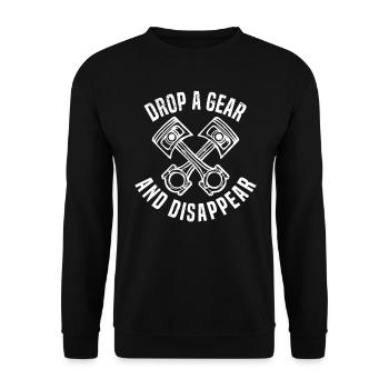 Racing Driver Racing Car Tuning Racing Motorsport - Unisex Sweatshirt - black - Front - Alina (178cm) & Michal (187cm)