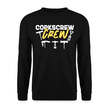 Dégustation de vin de sommelier - Sweat-shirt Unisexe - noir - Devant - Alina (178cm) & Michal (187cm)