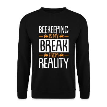 Cadeau d'apiculteur apiculteur abeille abeille - Sweat-shirt Unisexe - noir - Devant - Alina (178cm) & Michal (187cm)